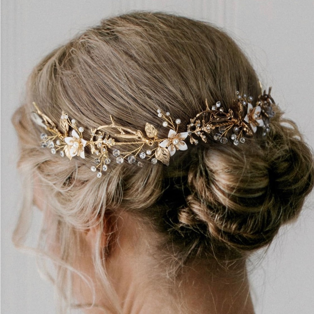 Gold Wedding Headband for Wedding | NWT